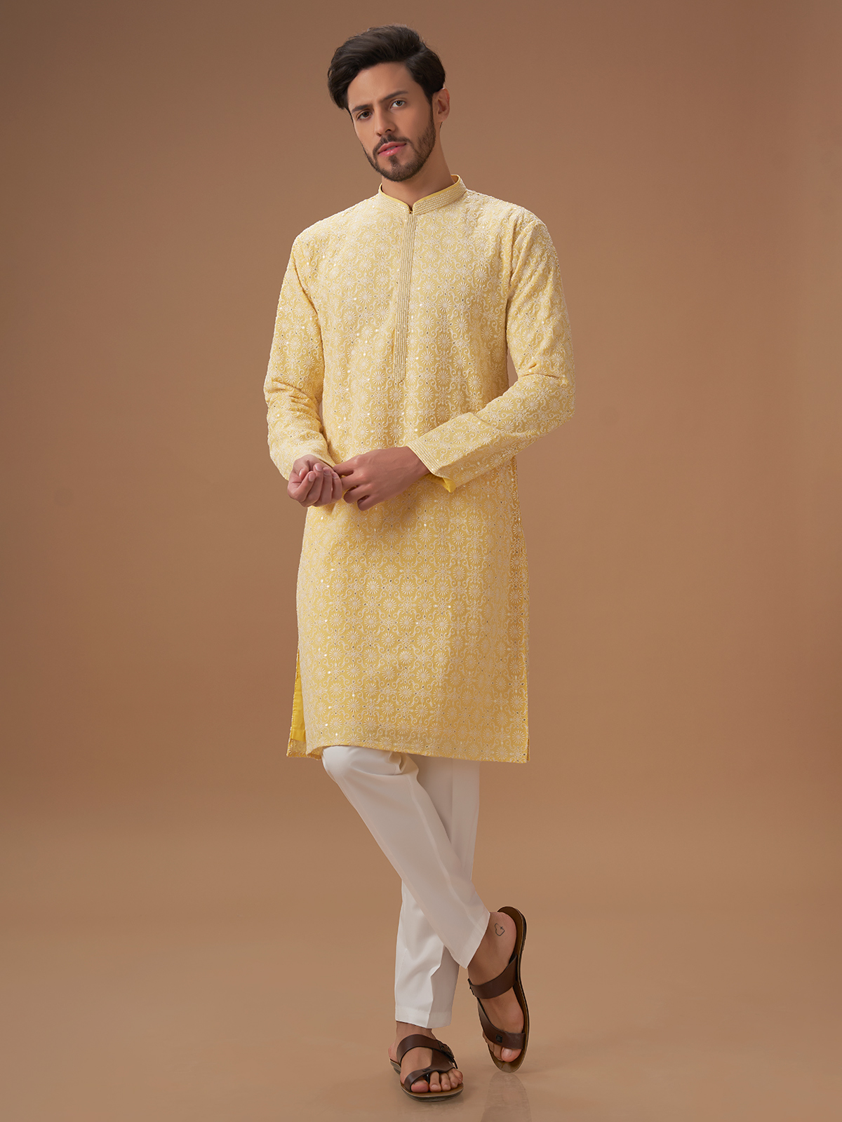 Lucknowi Kurta Pajama for Men | Traditional Elegance