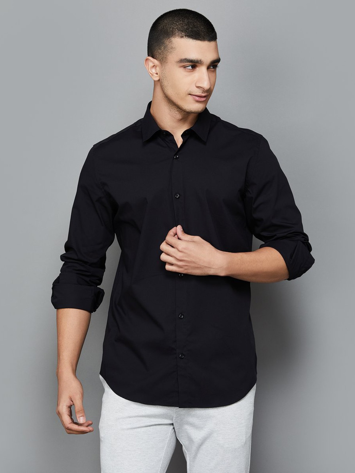 Black Shirts Shop Men s Black Shirts Online with G3 Fashion