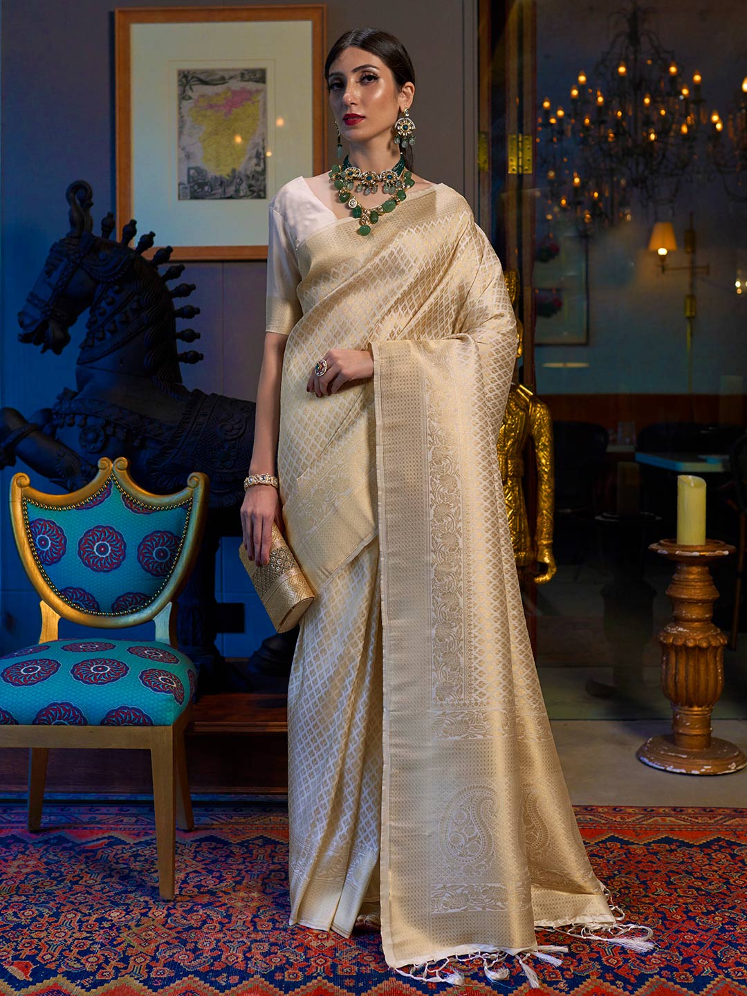 Buy Pure Kanjivaram Silk Sarees Online at G3 Fashion Australia