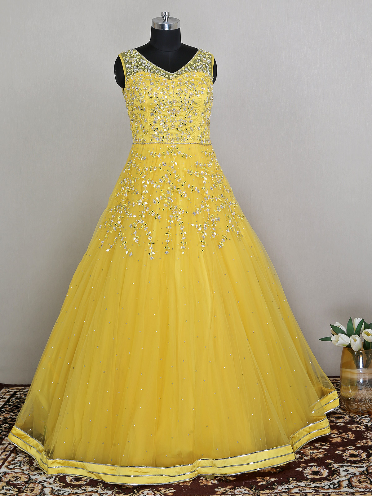 Buy Net Gown for Women Stylish Net Gowns for Weddings Parties