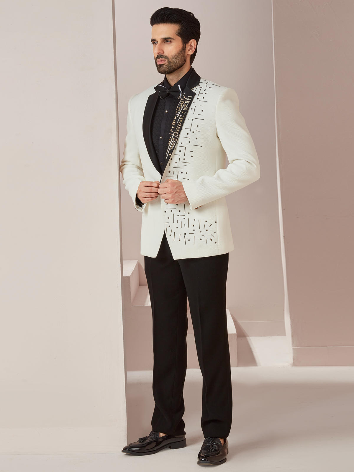 White coat pant sale