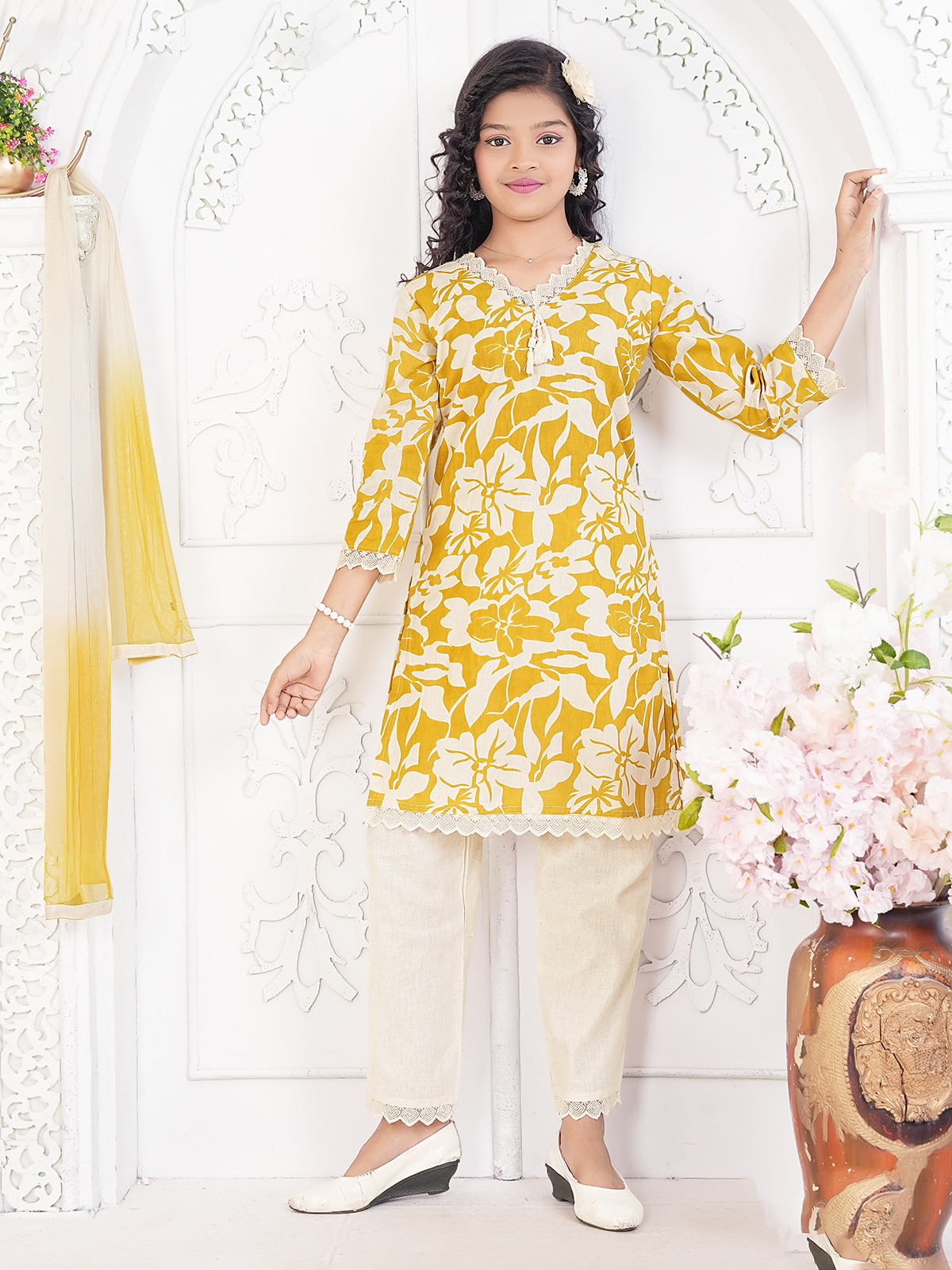 Shop Yellow Salwar Suits for Girls in USA Perfect for