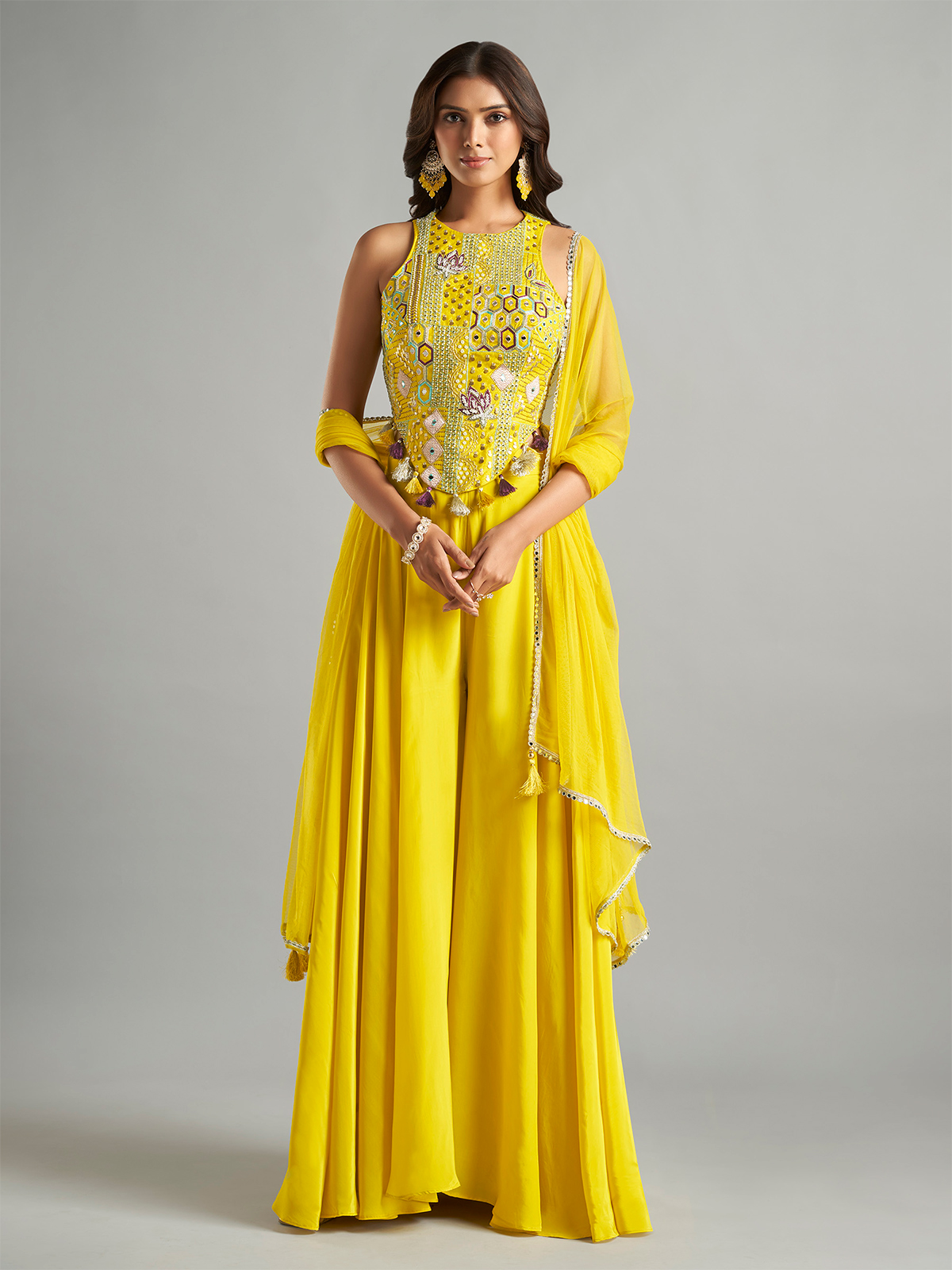 Haldi Yellow Party Dress Uk Punjabi Haldi Dress Buy Yellow Dress