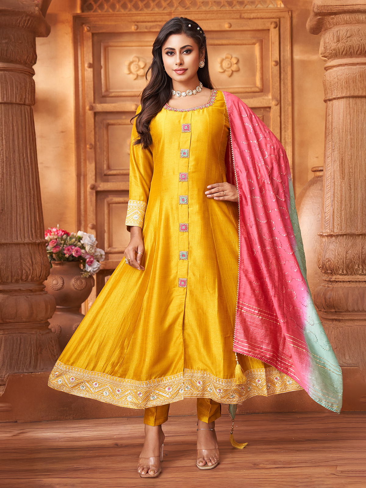 Yellow Best Salwar Suit Shop Near Me Buy Yellow Dress For Haldi