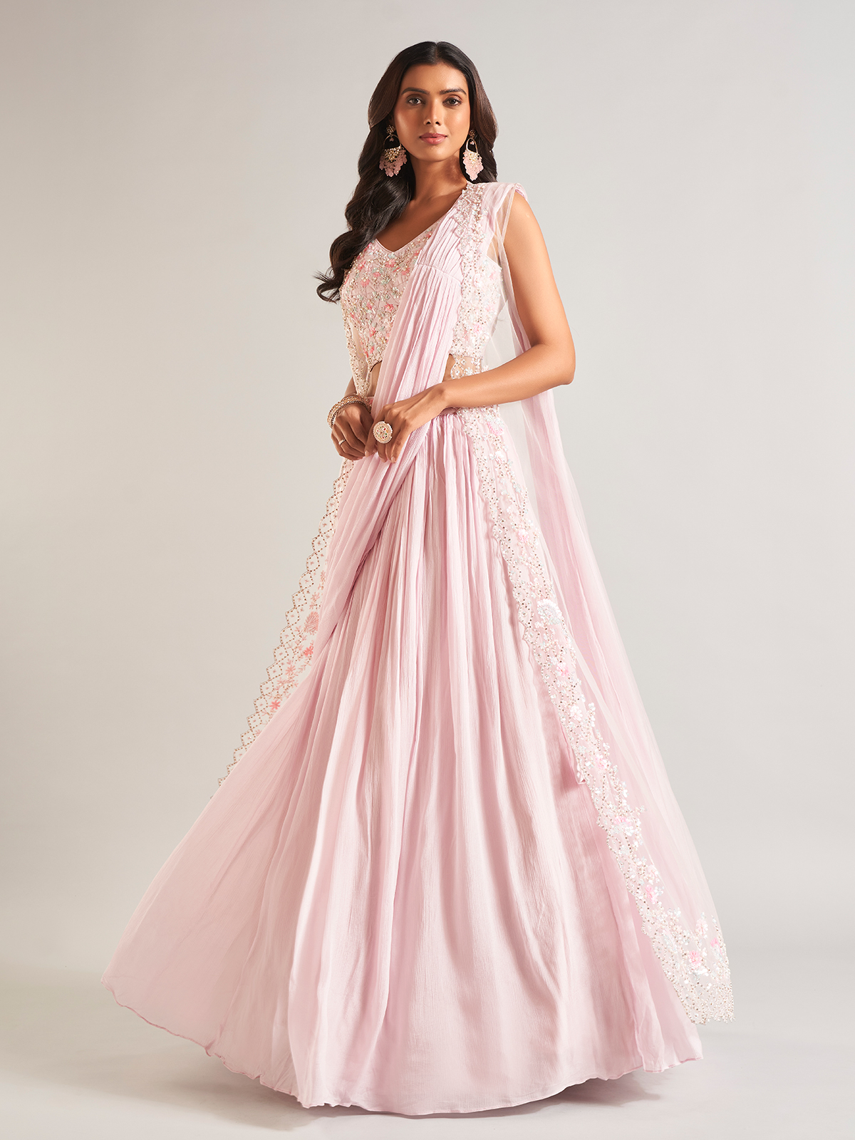 Pink Lehenga: Buy Lovely Pink Lehenga Cholis Online in USA –...